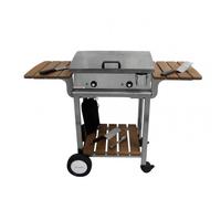 Pack plancha lux600 inox chariot elysee