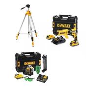 Pack plaquiste DEWALT DCF620D2K-QW + 5x DWF4000250 + DCE089D1G-QW + DE0733-XJ - PACKPLAQUISTE