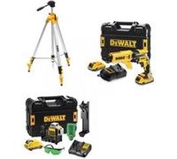 Pack plaquiste DEWALT DCF620D2K-QW + 5x DWF4000250 + DCE089D1G-QW + DE0733-XJ - PACKPLAQUISTE
