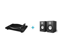 Pack platine vinyle JVC AL-F76B + 2 enceintes amplifiées JVC SP-F56B Vinyle