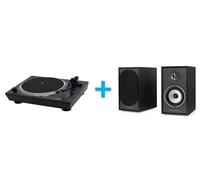 Pack Platine vinyle JVC AL-F85B + 2 enceintes amplifiées Triangle Borea BR02 Connect Vinyle