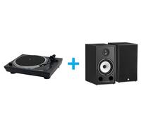 Pack Platine vinyle JVC AL-F85B + 2 enceintes amplifiées Triangle Borea BR03 Vinyle