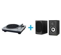 Pack Platine vinyle JVC AL-F85S + 2 enceintes amplifiées Triangle Borea BR02 Connect Vinyle