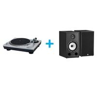 Pack platine vinyle JVC AL-F85S + 2 enceintes amplifiées Triangle Borea BR03 Vinyle