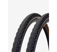 Pack Pneu Challenge Gravel Grinder 700x38 Tubeless Ready marron noir (2 unités)