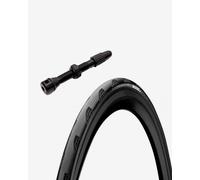 Pack pneu de route Continental Grand Prix 5000 pliable + Valve Tubeless SpeedSix 70 mm 1 trou - 700x32