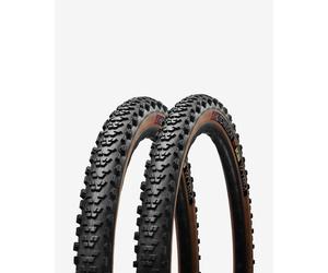 Pack pneu Hutchinson WYRM Rlab Tubeless Ready (2 unités) marron noir