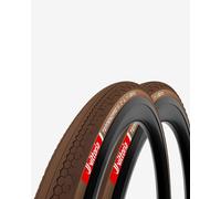 Pack pneu Vittoria Terreno Pro T10 Gravel Race Tubeless Ready marron (2 unités) - 700x35