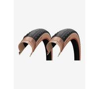 Pack pneus Zipp Goodyear XPLR Slick 700x45 Tubeless Ready noir marron (2 unités)