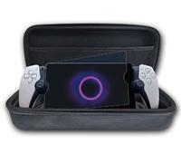 Pack pochette de protection Alpha Omega Players Starter Combo Gris pour Playstation Portal + Verre trempé
