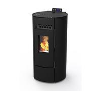 Pack Poêle à granules Interstoves étanche LVZ LEANDRO 9 + Kit Conduit sortie Ventouse -