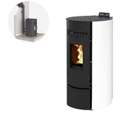 Pack Poêle à granules Interstoves LEANDRO 9 Etanche + Kit Conduit Ventouse (sortie façade) -