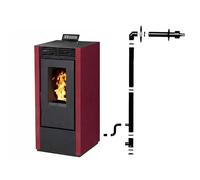 Pack Poêle à granules Interstoves MARINA 14 Etanche Canalisable + Kit Conduit Ventouse -