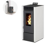 Pack Poêle à granules Interstoves MARINA 14 Etanche Canalisable + Kit Conduit Ventouse (sortie façade) -