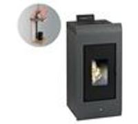 Pack Poêle à granules Interstoves ZARA 9 Etanche + Kit Conduit Vertical 80/125 -