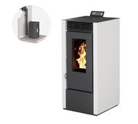 Pack Poêle à granules Interstoves MARINA 11 Etanche + Kit Conduit Ventouse (sortie façade) -