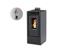 Pack Poêle à granules MARINA 11 Etanche + Kit Conduit Vertical 80/125 -