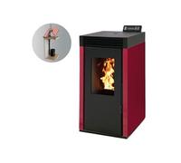 Pack Poêle à Granulés Marina 8 Etanche + Kit Conduit Double Flux Vertical Ø80/125 -