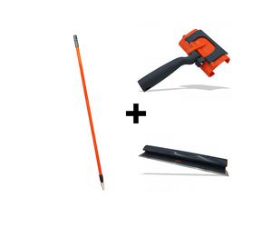 Pack poignée + perche télescopique + lame à enduire souple 80 cm EDMABLADE EDMA