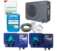 Pack Pompe à chaleur Piscine Poolex Jetline Sélection FI 95 + Appareils de régulation + Produits piscine Bayrol
