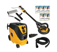 Pack ponceuse LEROS + Aspirateur 1230 L AFC + Kit de nettoyage + tuyau + Abranet MIRKA