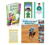 Pack pour enfant musulman (Garçon à partir de 7 ans) : 3 Livres et 3 stickers - Idée cadeau pour le Ramadan et l'Aïd