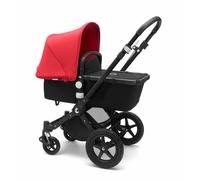 Pack Poussette Duo Caméléon 3 Plus Châssis Noir - Rouge - Bugaboo