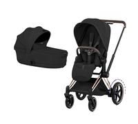 Pack Poussette e-Priam Style 2026 avec Nacelle pliable luxe