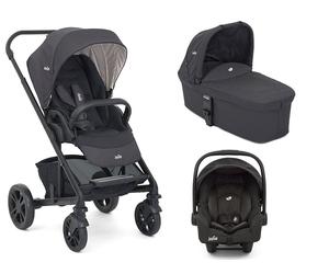 Pack poussette trio Joie Chrome Ember i-Size R129 Capacité 22 kg