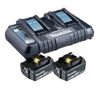Pack power 18V Li-Ion LXT (2x6,0 Ah) + chargeur rapide double - MAKITA 199484-8