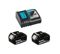 Pack Power (2x5,0 Ah) avec chargeur simple - MAKITA 197570-9