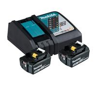 Makita Power Source Kit Li 18,0V 5Ah avec chargeur et 2 batteries - 197570-9