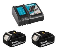 Pack Power (2x5,0 Ah) avec chargeur simple - MAKITA 197570-9