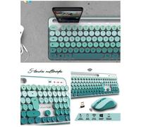 Pack Premium Clavier sans fil + SOURIS sans fil optique Wireless Desktop ADVANCE nano récepteur USB