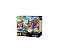 Nintendo Console Wii U Pack Premium Mario Kart 8 + Splatoon (code) 32 Go Noir