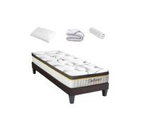 Pack prêt à dormir Bellecour 2.0 Blanc 90 x 200 cm