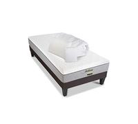 Pack Prêt à dormir AMBOISE 90x200 cm - Matelas Mémoire de forme + Sommier + Accessoires