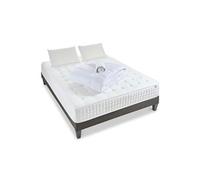 - Pack Prêt à dormir APOLLON 140x190 cm - Matelas Mémoire de forme + Sommier + Accessoires