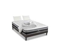 HYPSOM - Pack Prêt à dormir ELEGANCE 90x200 cm - Matelas Mémoire de forme + Sommier + Accessoires