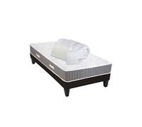 Pack Prêt à dormir INTUITION 90x190 cm - Matelas Mémoire de forme + Sommier Bois + Accessoires