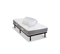 Pack Prêt à dormir INTUITION 90x200 cm - Matelas Mémoire de forme + Sommier Métal + Accessoires