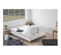 Pack prêt à dormir Matelas 140x190 cm + Sommier + Couette + 2 oreillers 60x60 cm - Mousse 14 cm - Ferme - DEKO DREAM TOP