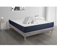 Pack prêt à dormir matelas ACTILATEX LIFE 200x200 cm Latex et Mémoire de forme + sommier KIT gris + 2 oreillers + couette