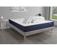 Pack Prêt A Dormir Matelas Actimemo Life 140x190 Memoire De Forme 5zones De Confort + Sommier Kit Gris + 2oreillers +Couette