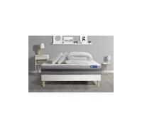 Pack prêt à dormir matelas ACTIMEMO RELAX mémoire de forme 160x200 cm Maxi épaisseur + sommier KIT blanc + 2oreillers+couette