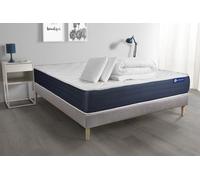 Pack Prêt À Dormir Matelas Latex Et Mémoire De Forme Actilatex Sleep 140x200 Cm + Sommier Kit Gris + 2 Oreillers + Couette
