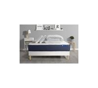 Pack prêt à dormir matelas Mémoire de forme ACTIMEMO SLEEP 140x200 5zones confort + sommier KIT blanc + 2 oreillers + couette G