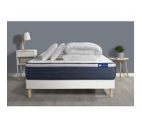 Pack prêt à dormir matelas Ressorts ensachés+Mémoire de forme ACTIFLEX MAX 180x200cm + sommier KIT b