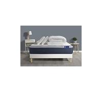 Pack prêt a dormir matelas Ressorts ensaches+Memoire de forme ACTIFLEX MAX 180x200cm + sommier KIT blanc + 2oreillers+couette