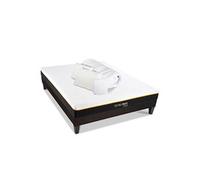 - Pack Prêt à dormir OLYMPE 140x200 cm - Matelas Mémoire de forme + Sommier + Accessoires